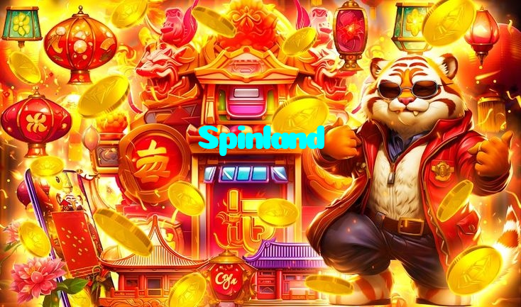 Spinland casino presented on mobile device in Pakistan with slots and live games